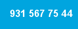 931 567 75 44 931 567 75 44